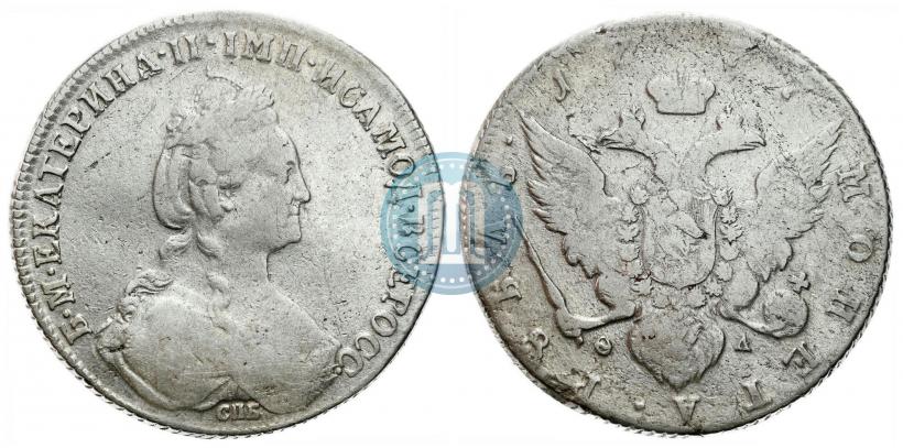 Фото 1 рубль 1777 года СПБ-ФЛ 