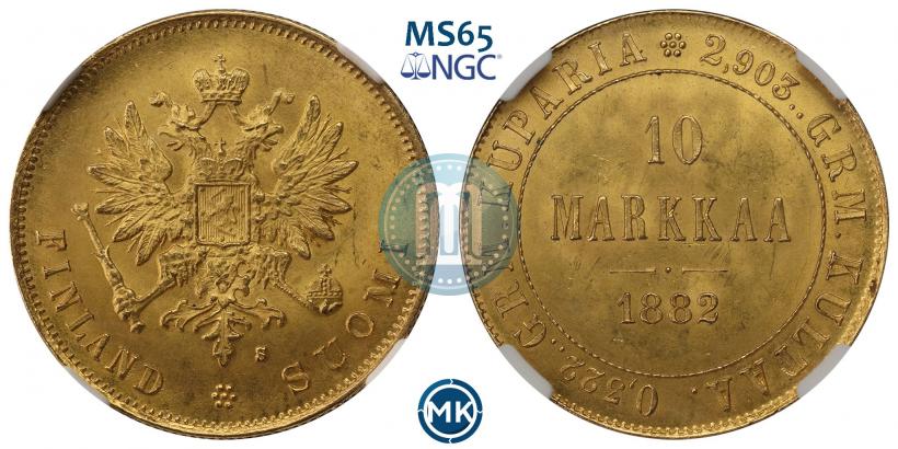 Фото 10 марок 1882 года S 