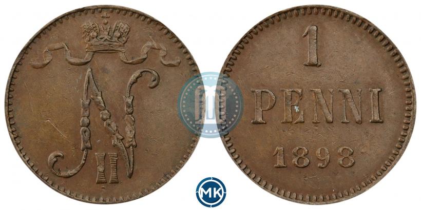 Picture 1 penni 1898 year  