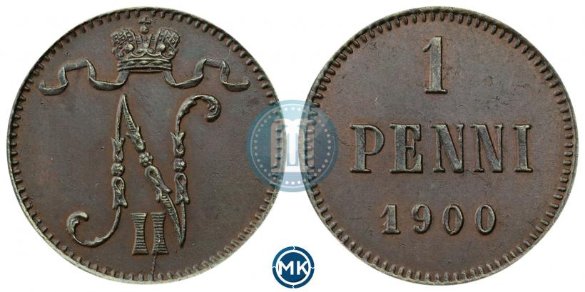 Picture 1 penni 1900 year  