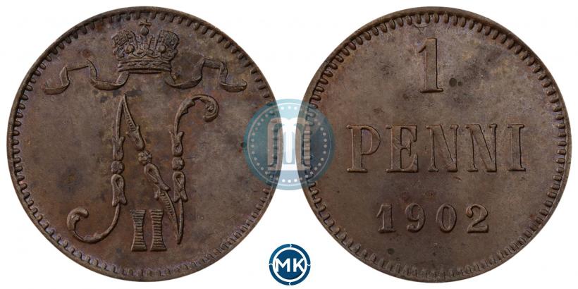 Picture 1 penni 1902 year  