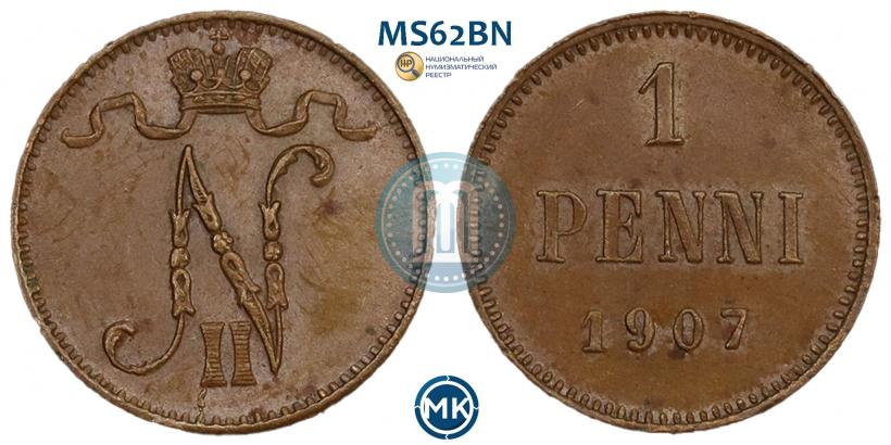 Picture 1 penni 1907 year  