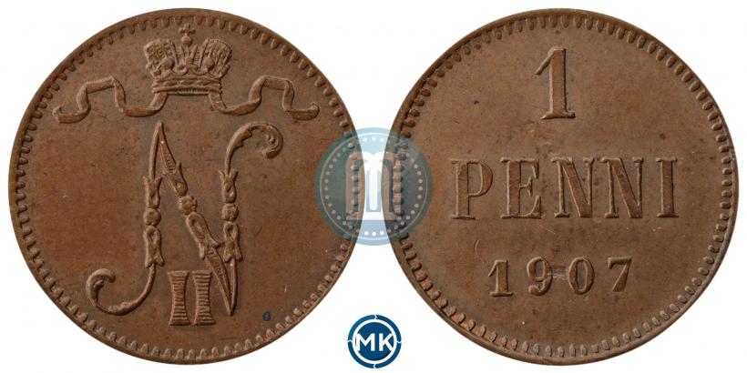 Picture 1 penni 1907 year  