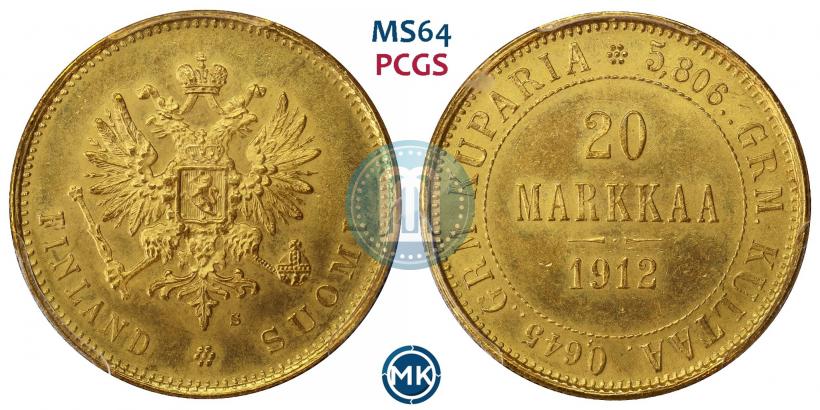 Picture 20 markkaa 1912 year S 