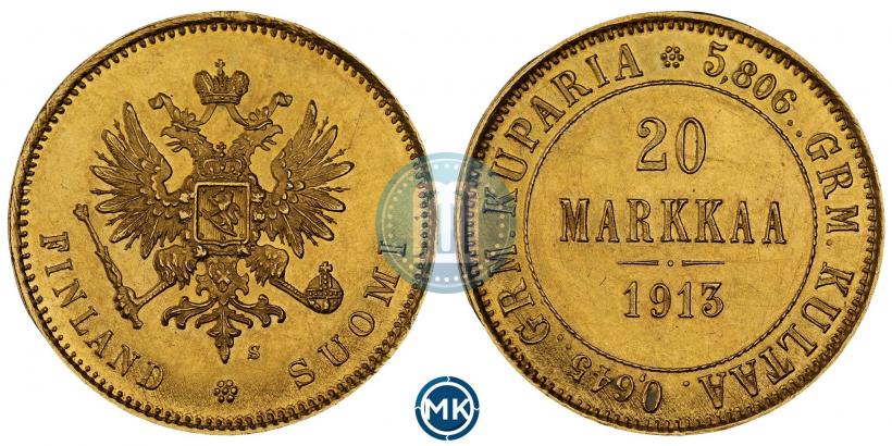 Picture 20 markkaa 1913 year S 