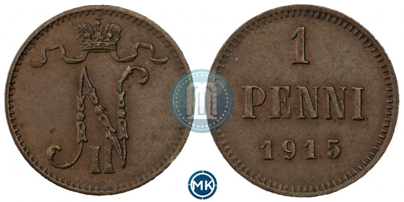 Фото 1 пенни 1915 года  