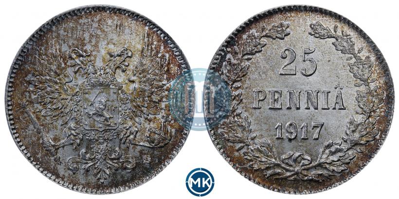 Picture 25 pennia 1917 year S 