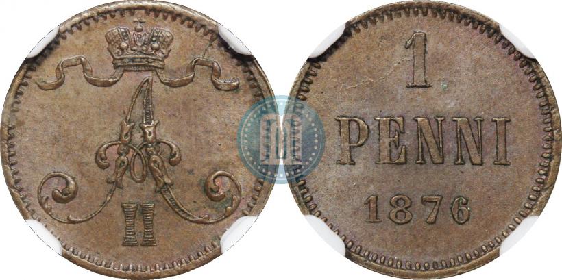 Picture 1 penni 1876 year  