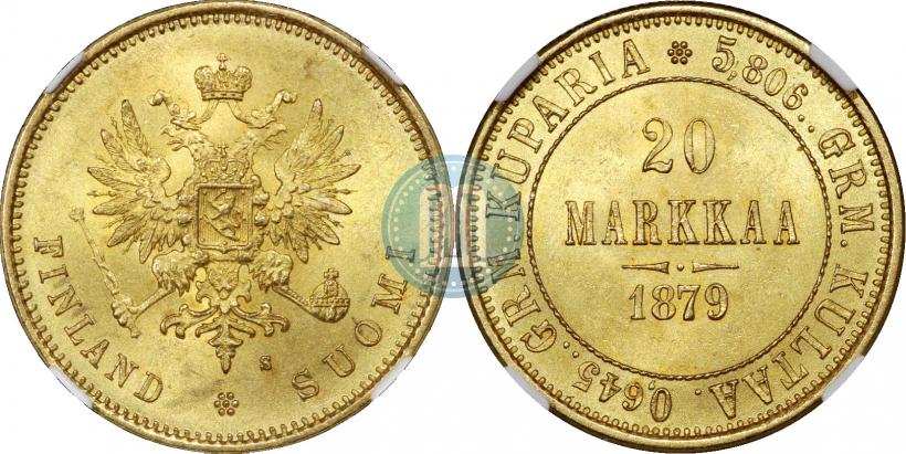 Picture 20 markkaa 1879 year S 