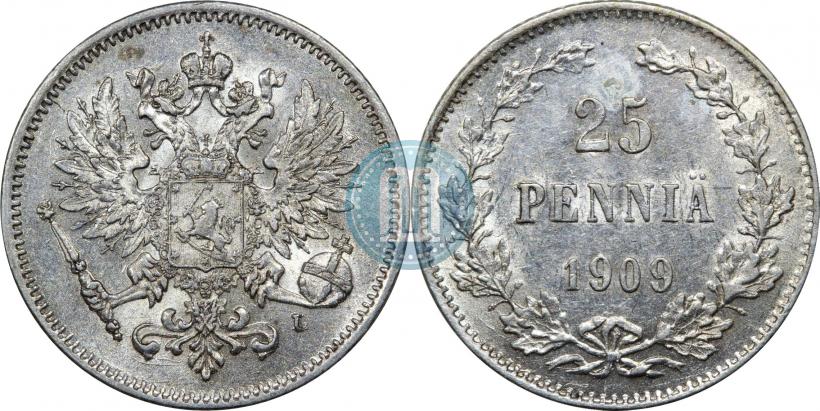Фото 25 пенни 1909 года L 