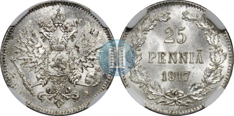 Фото 25 пенни 1917 года S 