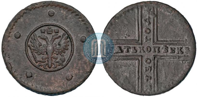 Фото 5 копеек 1730 года ДМ 