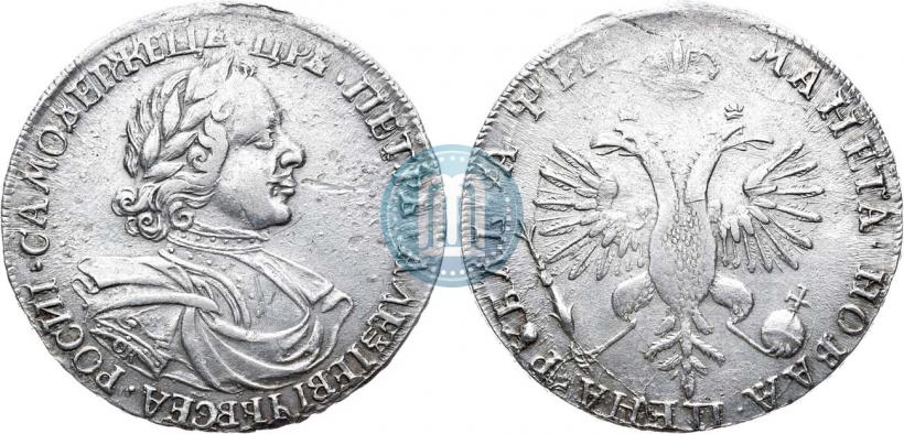 Фото 1 рубль 1718 года OK-L 