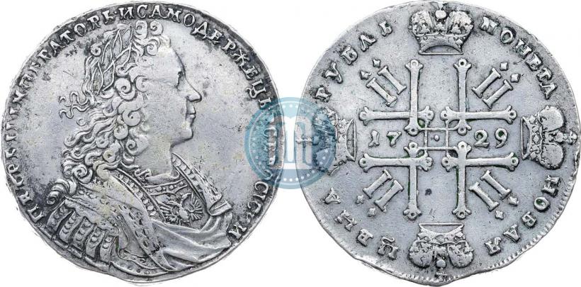 Picture 1 rouble 1729 year  "Type of 1728"
