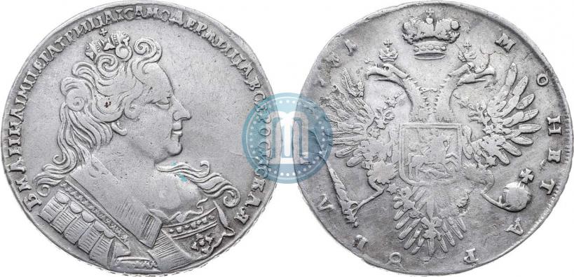 Picture 1 rouble 1731 year  