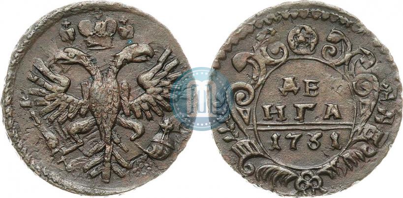 Фото Денга 1731 года  