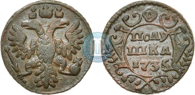 Picture Polushka 1735 year  