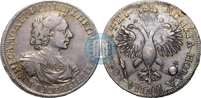 Фото 1 рубль 1718 года OK-L 