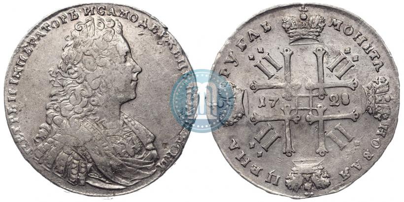 Picture 1 rouble 1728 year  "Type of 1728"