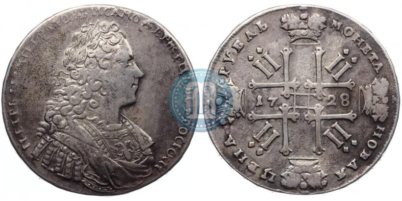 Picture 1 rouble 1728 year  "Type of 1728"