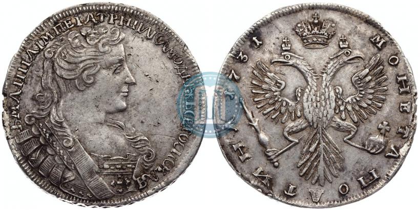 Фото Полтина 1731 года  