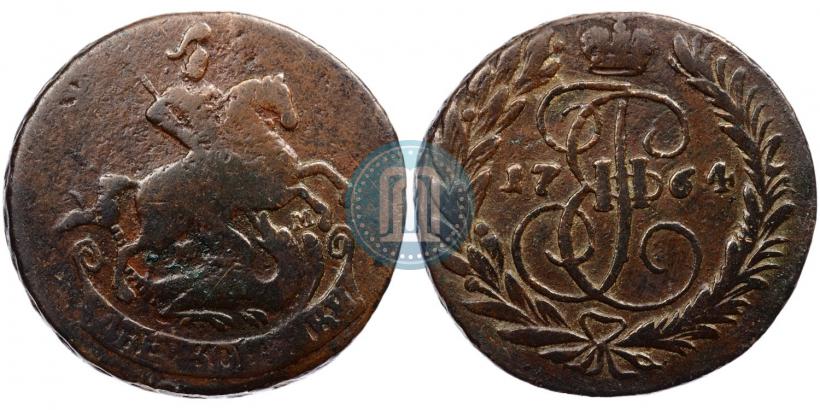 Picture 2 kopecks 1764 year ММ 