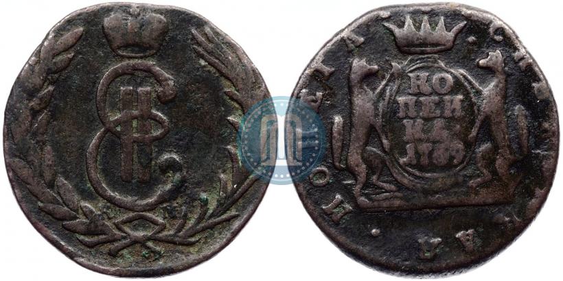 Picture 1 kopeck 1769 year КМ 