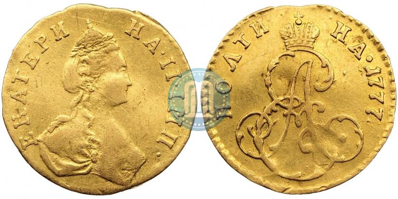 Фото Полтина 1777 года  