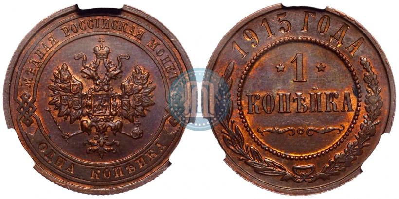 Picture 1 kopeck 1915 year  