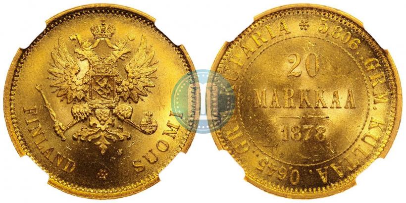 Picture 20 markkaa 1878 year S 