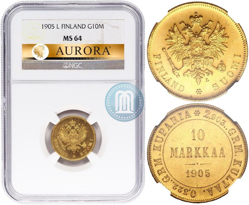 Picture 10 markkaa 1905 year L 