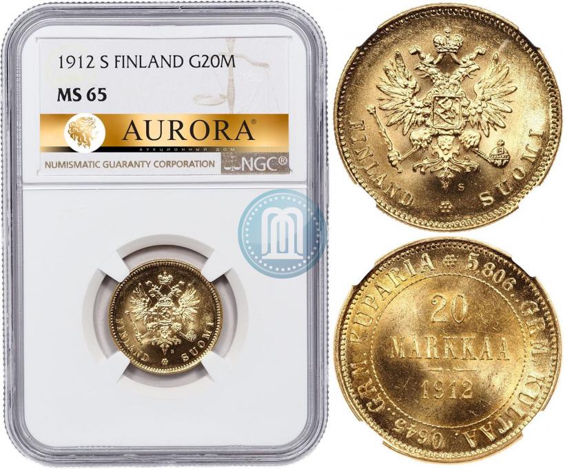 Picture 20 markkaa 1912 year S 