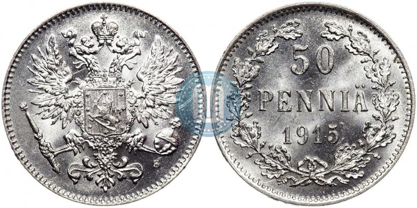 Picture 50 pennia 1915 year S 