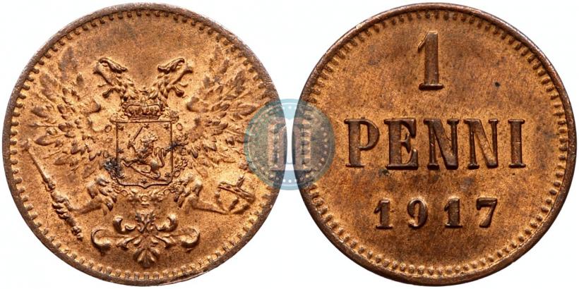 Picture 1 penni 1917 year  