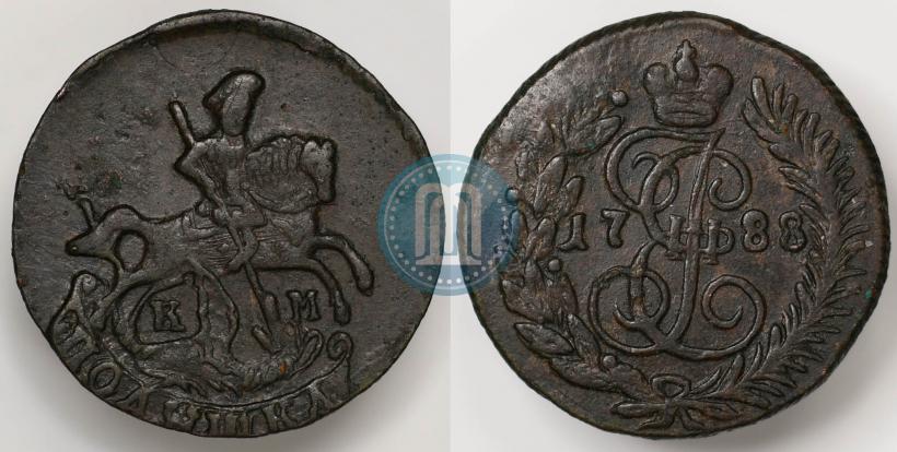 Фото Полушка 1788 года КМ 