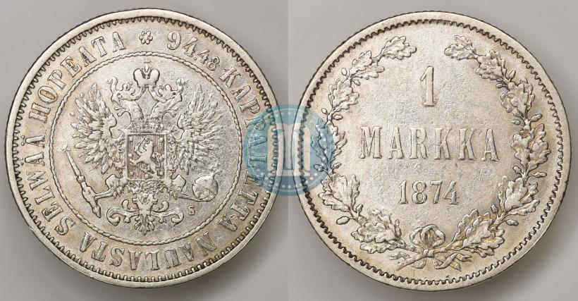 Фото 1 марка 1874 года S 