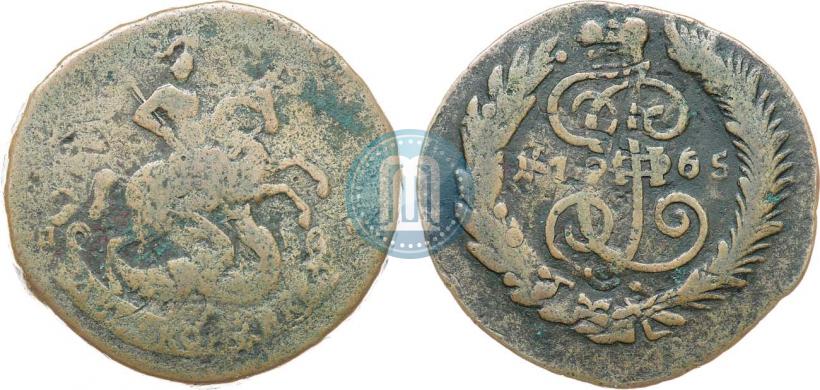 Фото 2 копейки 1765 года СПМ 
