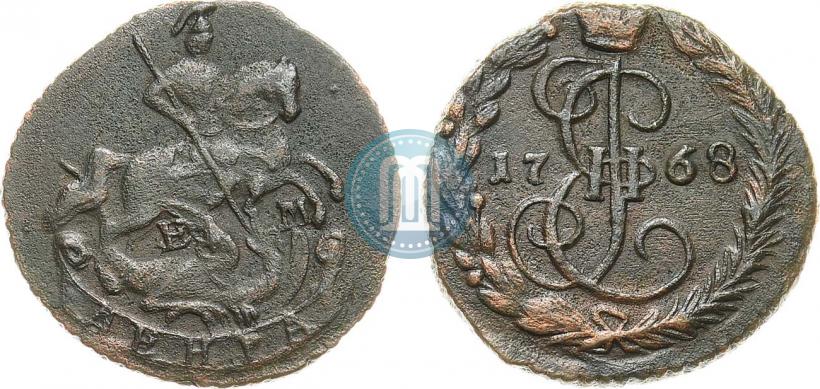 Фото Денга 1768 года ЕМ 