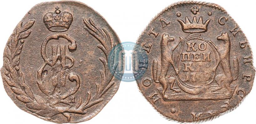 Фото 1 копейка 1769 года КМ 