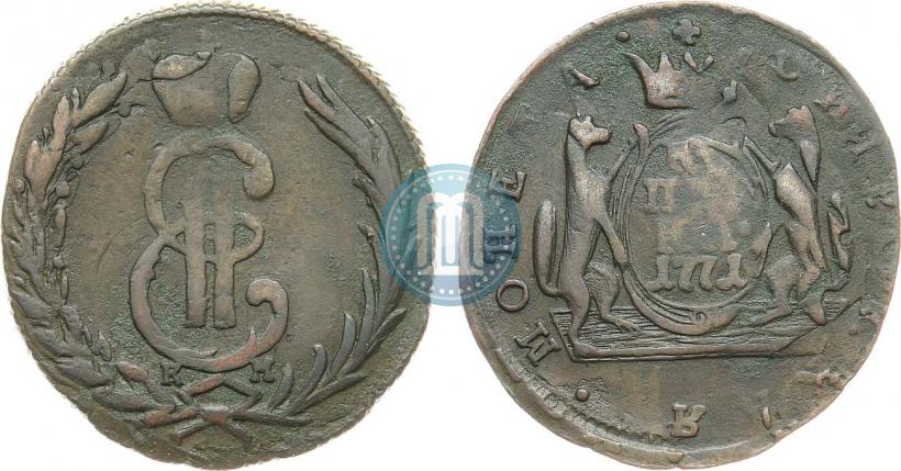 Фото 1 копейка 1771 года КМ 