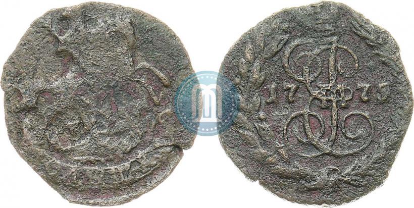 Фото Полушка 1775 года ЕМ 