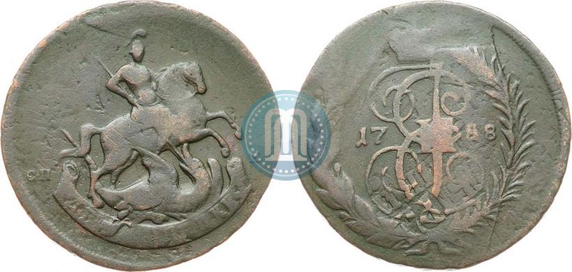 Фото 2 копейки 1788 года СПМ 