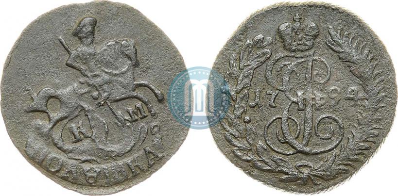 Фото Полушка 1794 года ЕМ 