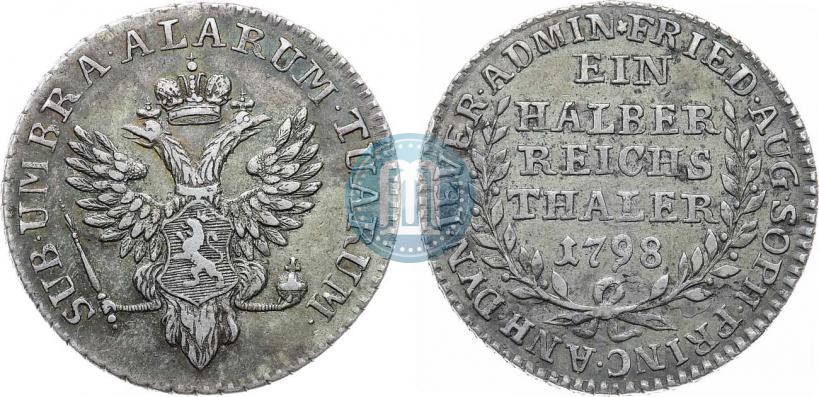 Picture Ein halber reichsthaler 1798 year  "Dutchy of Jever"