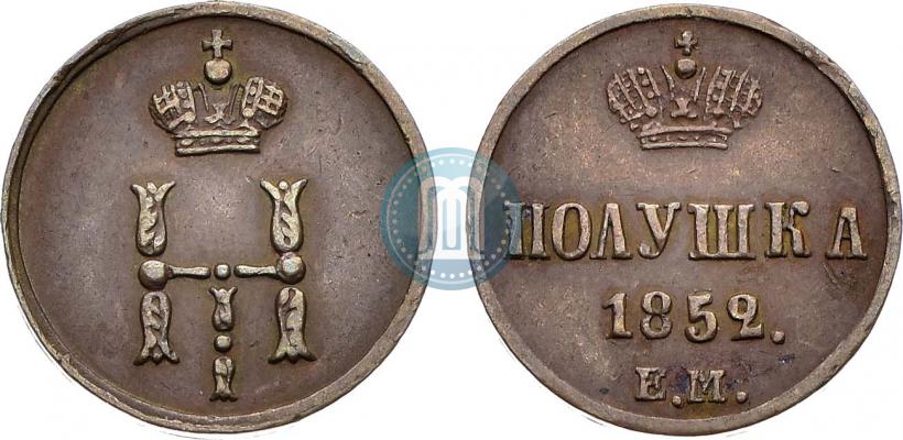 Picture Polushka 1852 year ЕМ 
