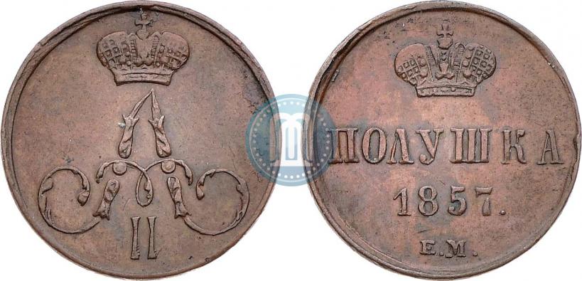 Picture Polushka 1857 year ЕМ 