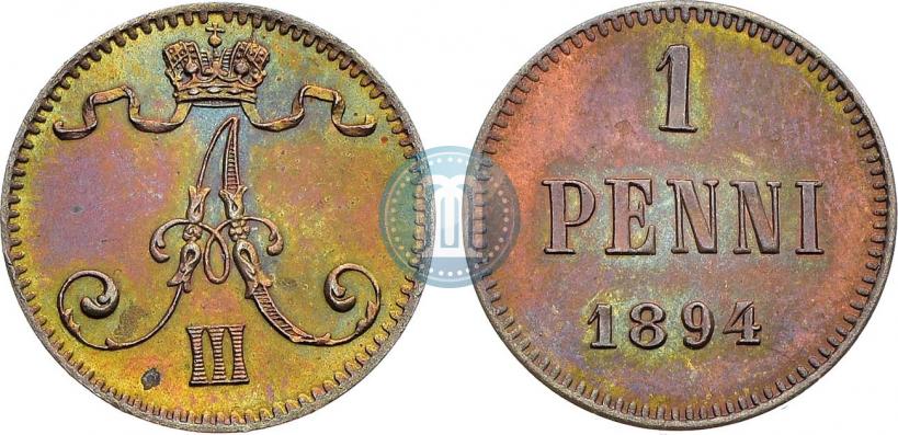 Picture 1 penni 1894 year  