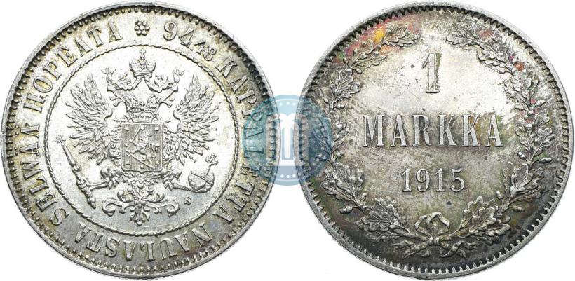 Picture 1 markka 1915 year S 