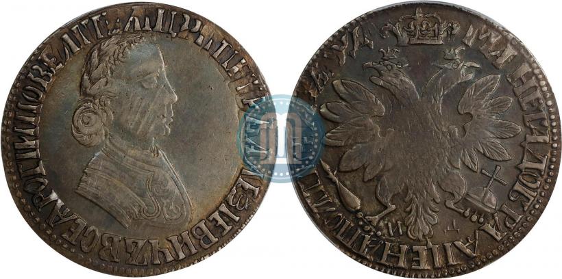 Picture Poltina 1704 year МД "Portrait by F. Alekseev"