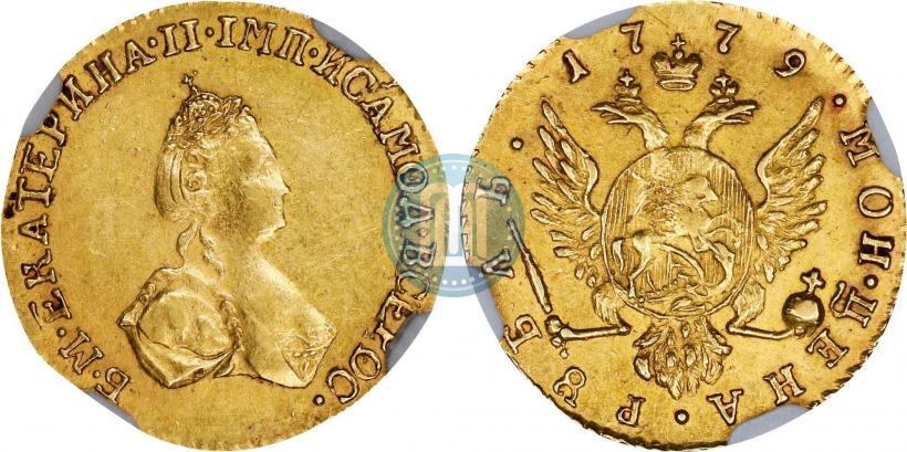 Фото 1 рубль 1779 года  
